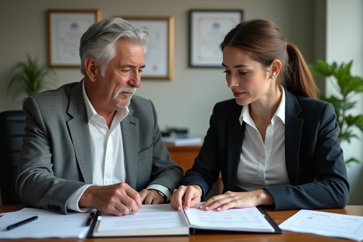 Conseiller fiscal expliquant les seuils de la franchise TVA article 293 B CGI à un client
