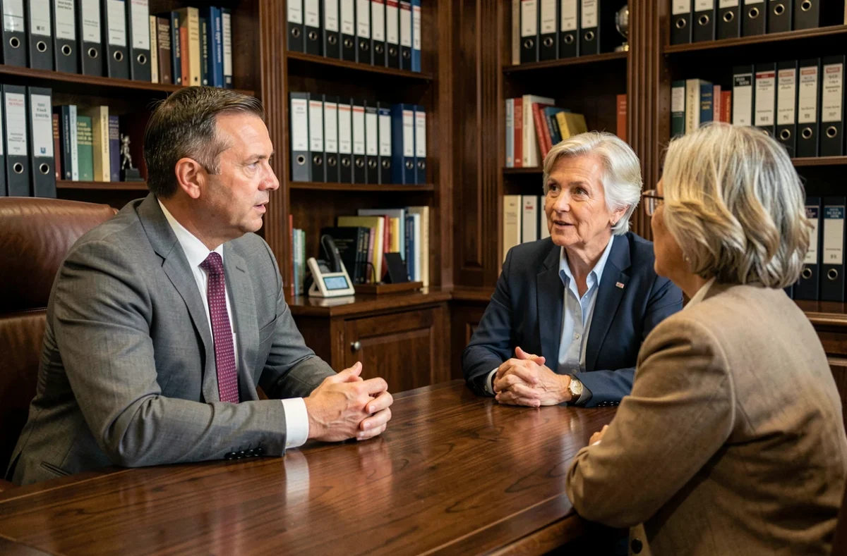 Conseiller Finance Conseil accompagnant un couple dans leur projet de financement immobilier