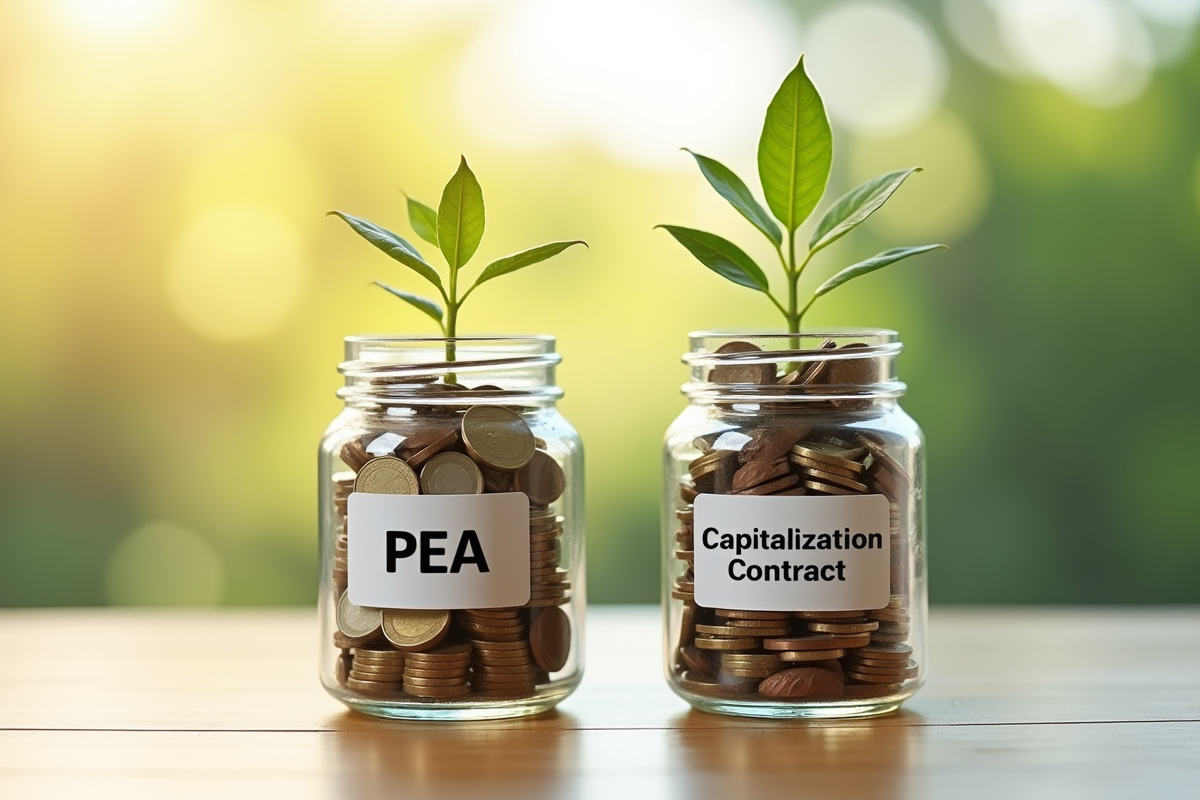 Jarreaux avec pièces d euro et plantes vertes symbolisant la croissance financière